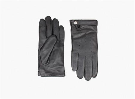 Manzini Leather Driving gloves - black